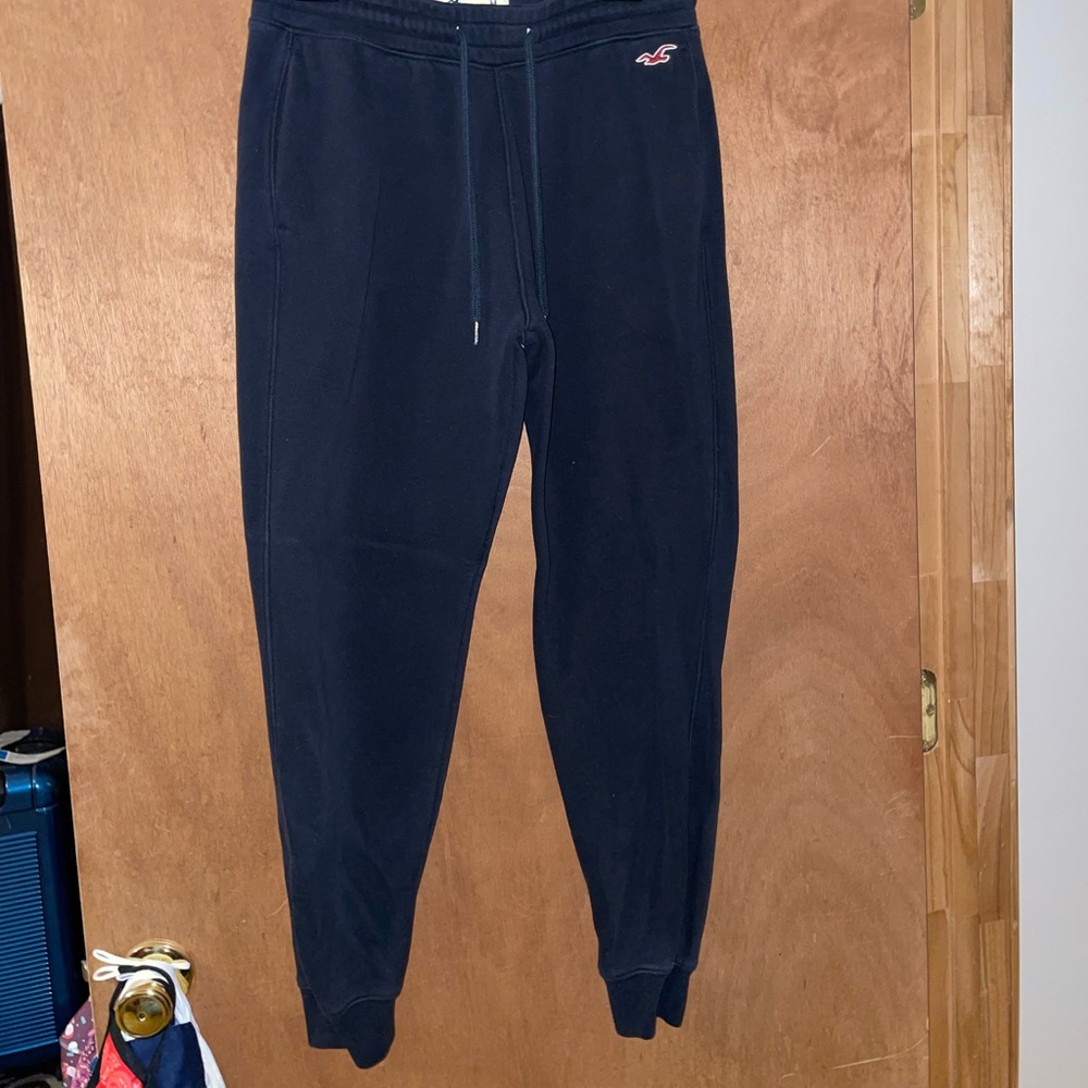 Mens Black Hollister Jogger Pants